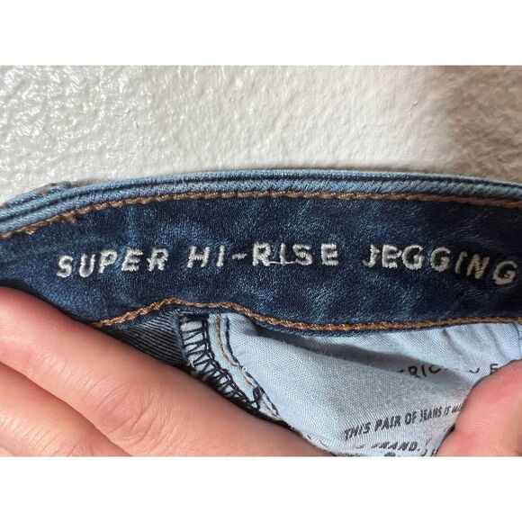 American Eagle High Rise Jeggings Size 0 - Picture 7 of 10